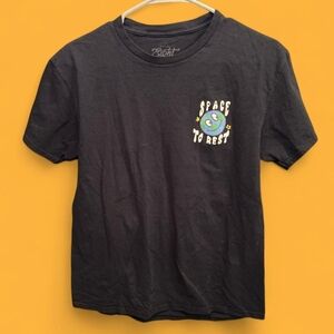 Eighty Eight Black Crew Neck Tee